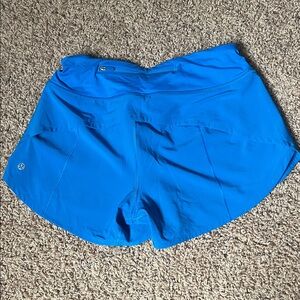 Lululemon Athletica Poolside Blue Speed Up Shorts
